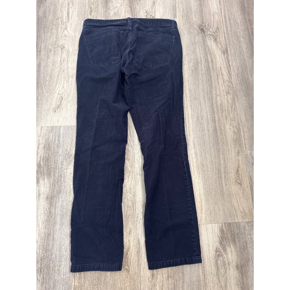 J.Crew Matchstick Corduroy Pants Womens 31R Navy Blue Slim Straight Stretch Mid - Picture 3 of 9